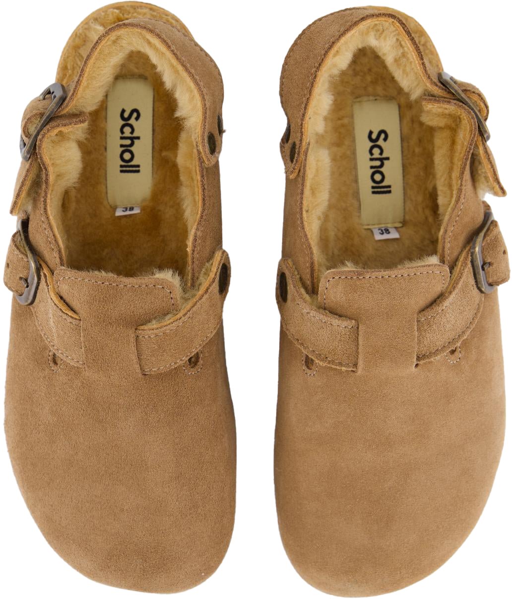 Scholl Dames Fae Backstrap Bruin