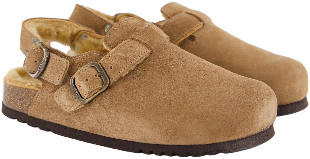Scholl Dames Fae Backstrap Bruin
