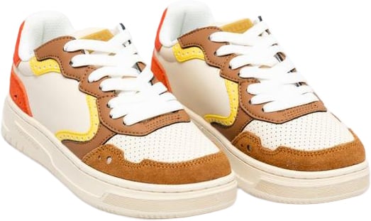 Scotch & Soda Multicolor Cowhide Low Top Sneakers Divers