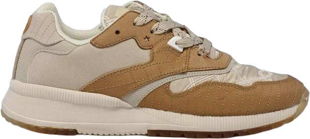 Scotch & Soda Beige Nylon Low Top Sneakers Beige