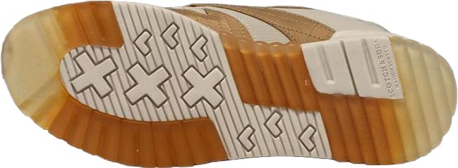 Scotch & Soda Beige Nylon Low Top Sneakers Beige