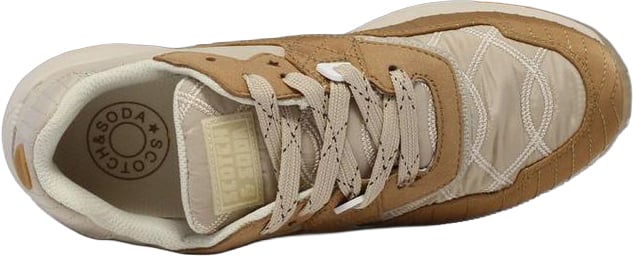 Scotch & Soda Beige Nylon Low Top Sneakers Beige