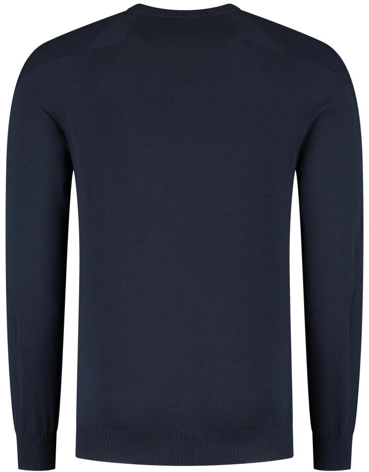 SEASE Whole Round Neck Blauw