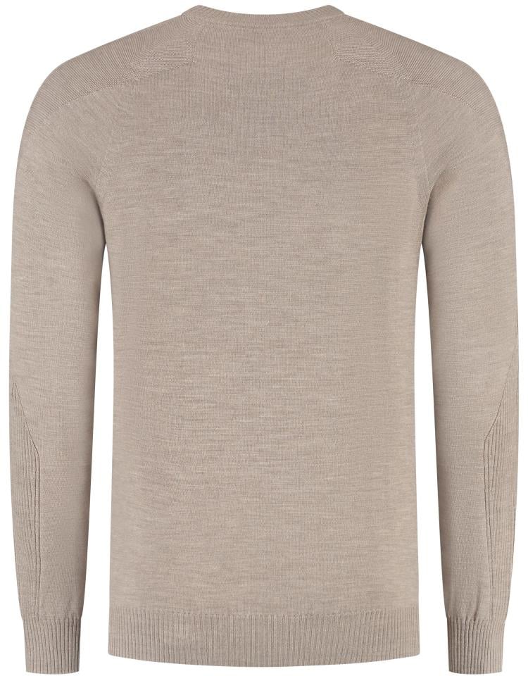 SEASE Whole Round Neck Beige