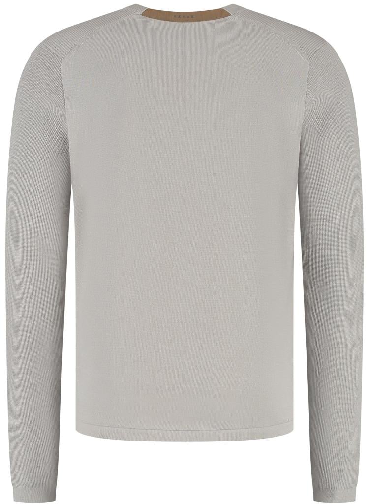 SEASE Waffle Round Neck Beige