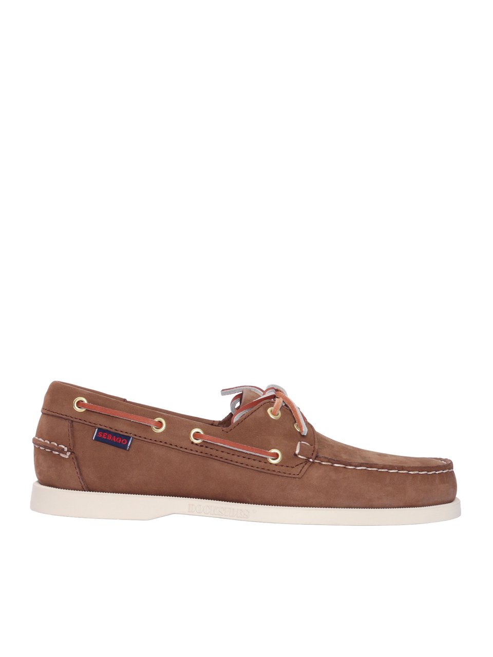 SEBAGO Brown Portland Nubuck Leather Moccasins Bruin