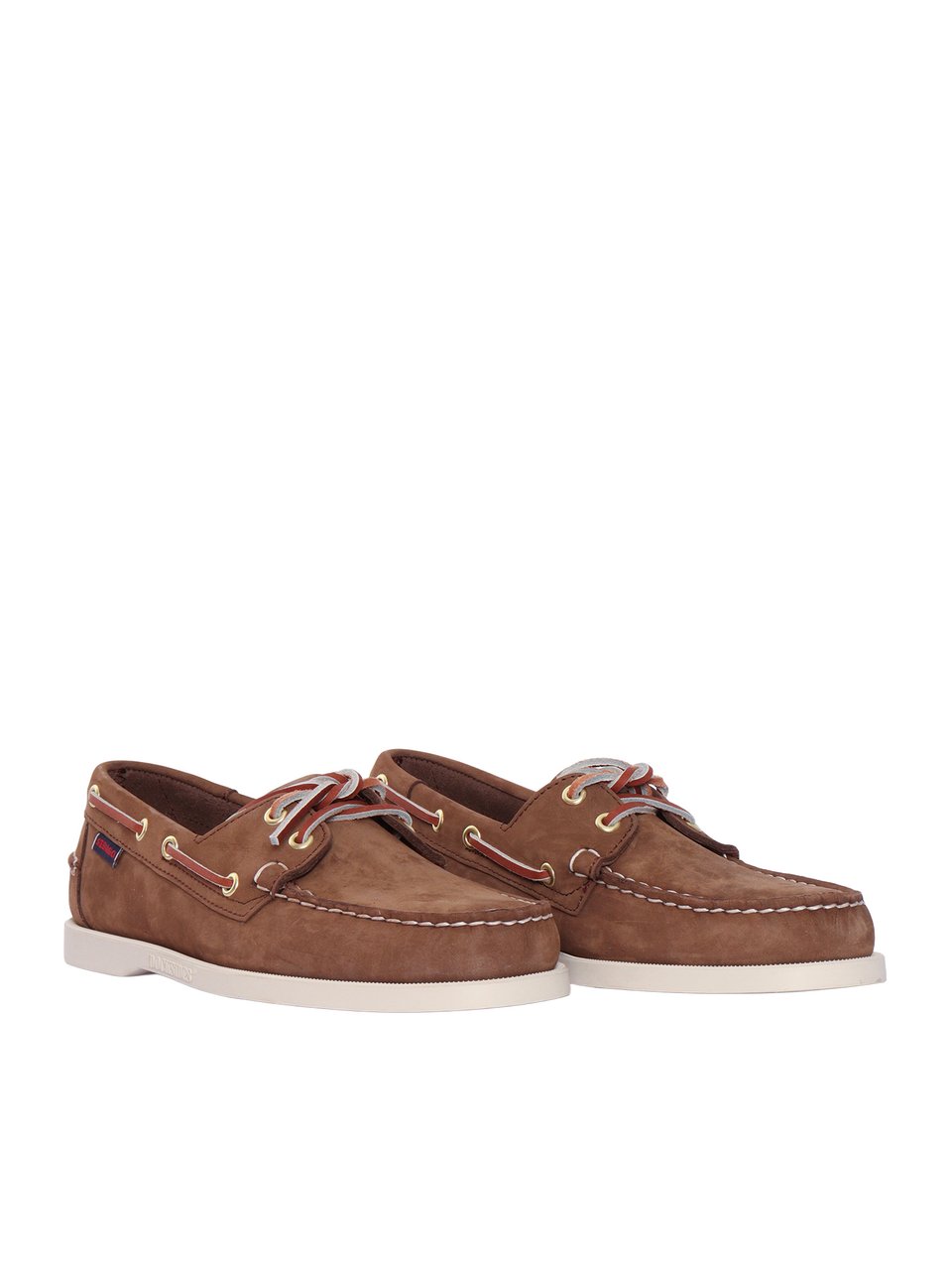 SEBAGO Brown Portland Nubuck Leather Moccasins Bruin