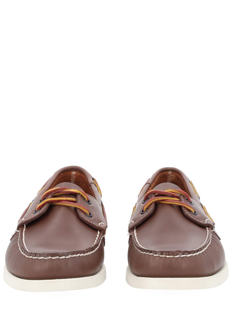 SEBAGO Docksides Portland Smooth Leather Boat Shoes Bruin