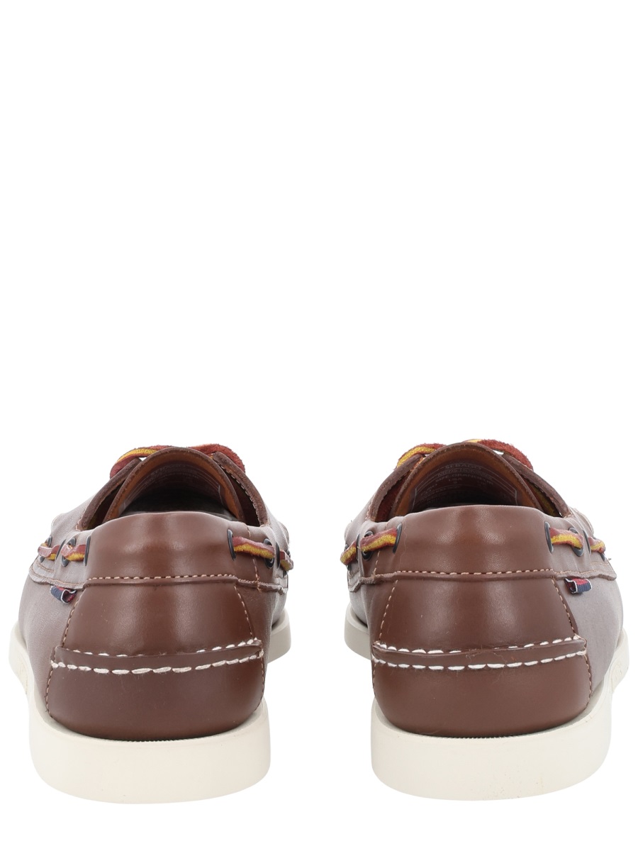 SEBAGO Docksides Portland Smooth Leather Boat Shoes Bruin