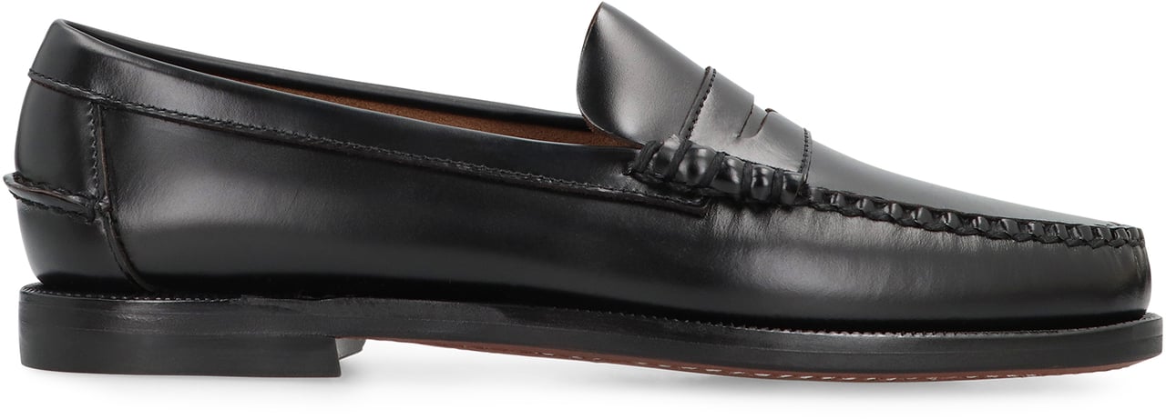 SEBAGO Classic Dan moccasins in leather Zwart