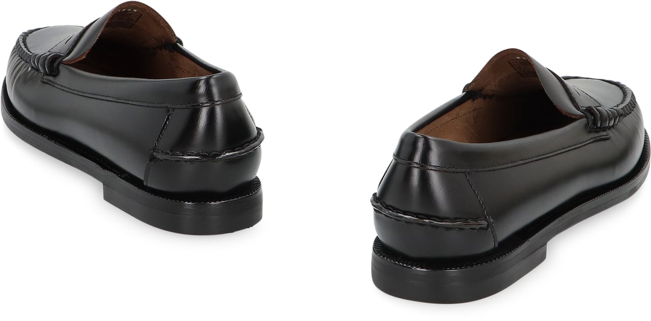 SEBAGO Classic Dan moccasins in leather Zwart