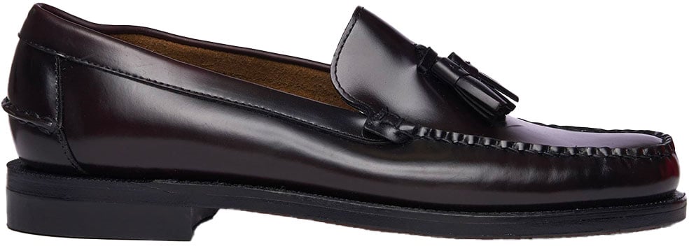 sebago classic will cuir marron burgundy 2 Bruin
