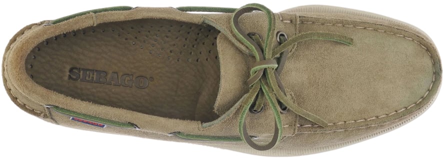 SEBAGO Flat Shoes Military Groen
