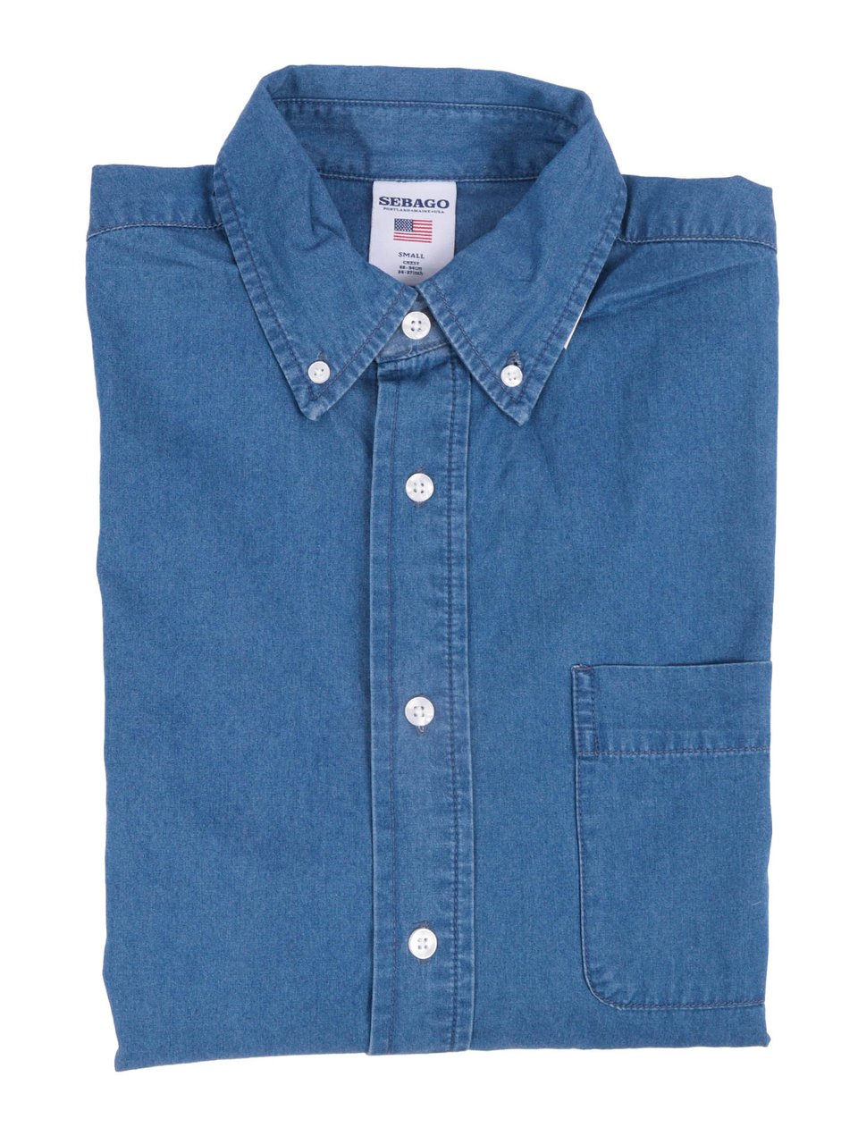 SEBAGO Benjamin Button Down Casual Shirt Blauw