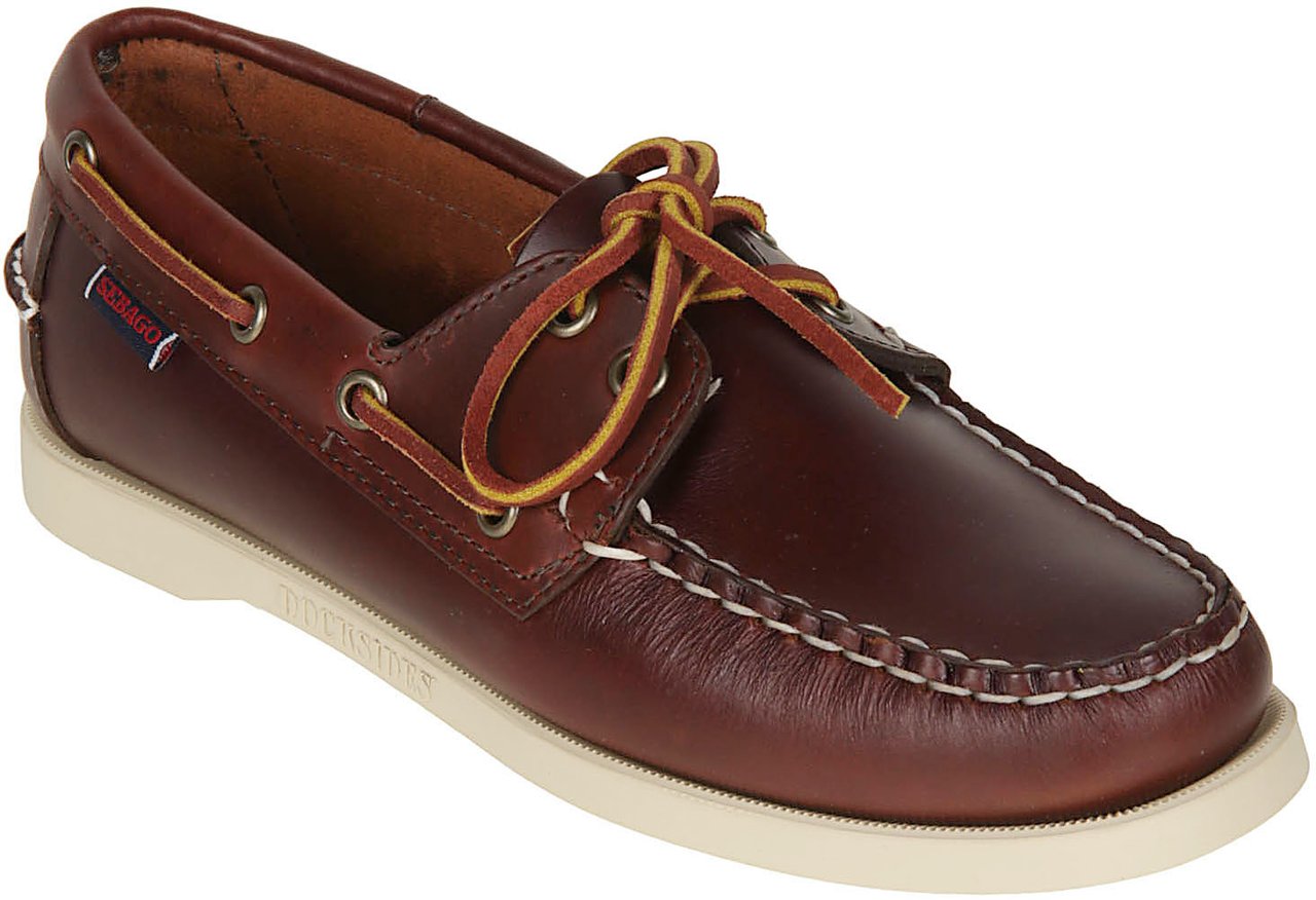 SEBAGO Docksides Portland Waxed Loafers Brown Bruin