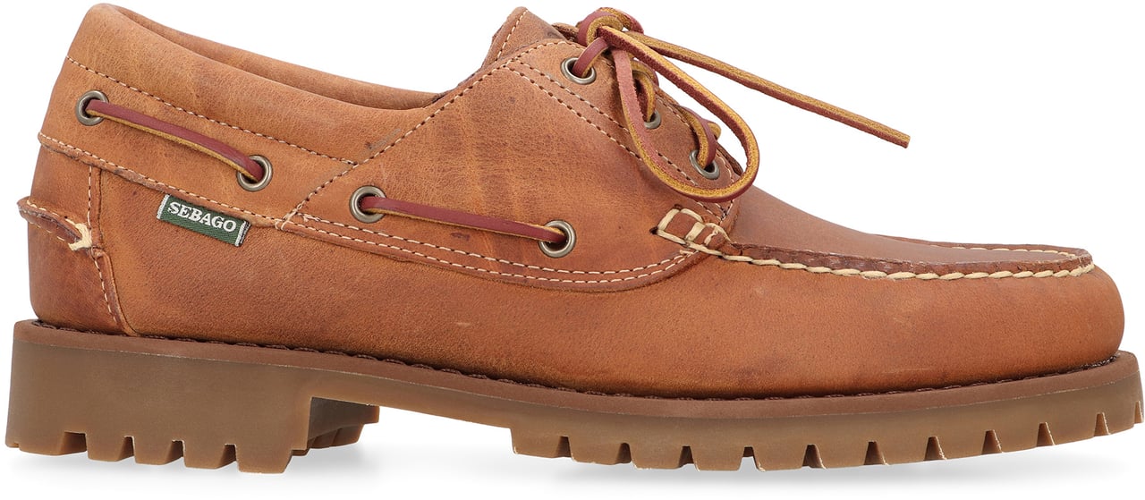 SEBAGO Acadia suede lace-up shoes Bruin