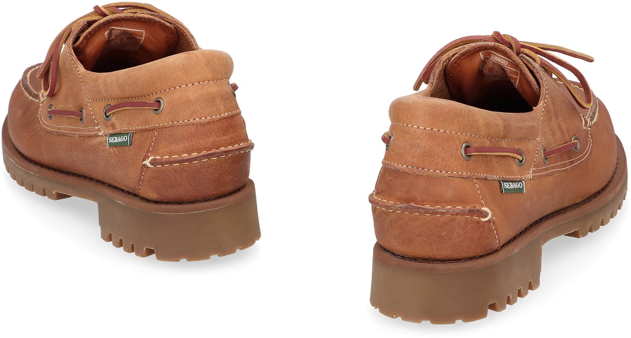 SEBAGO Acadia suede lace-up shoes Bruin