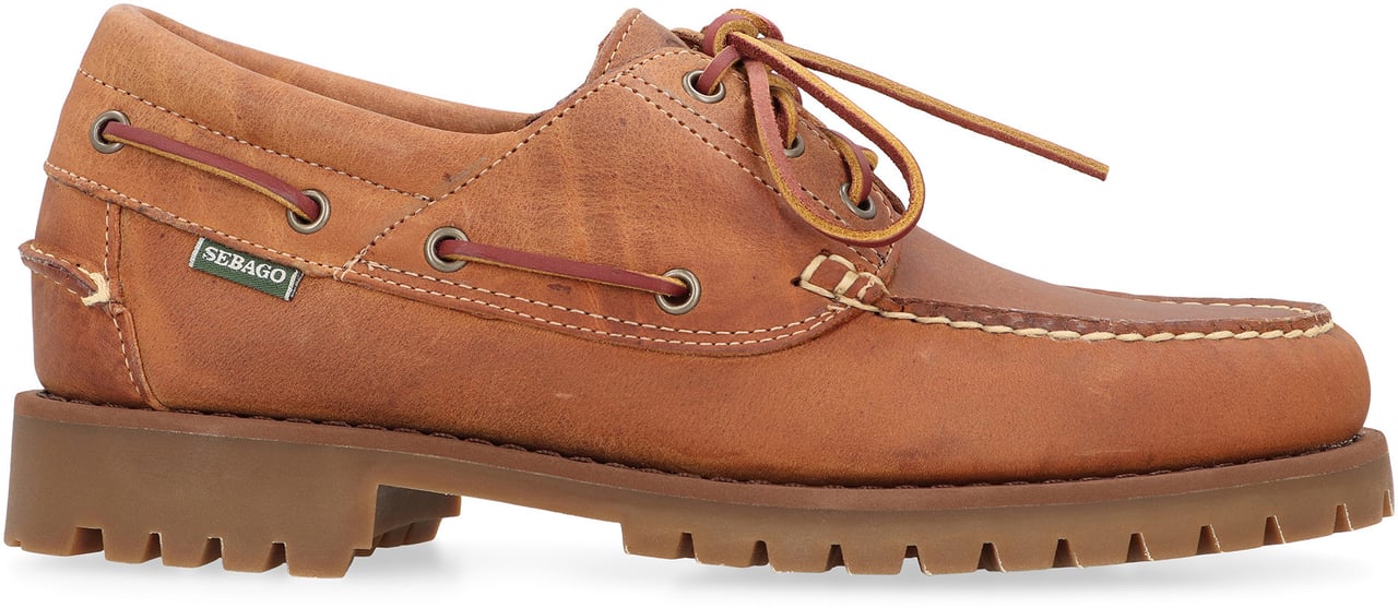 SEBAGO Acadia suede lace-up shoes Bruin