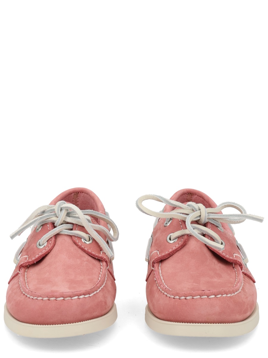 SEBAGO Docksides Portland White Laces Boat Shoes Roze