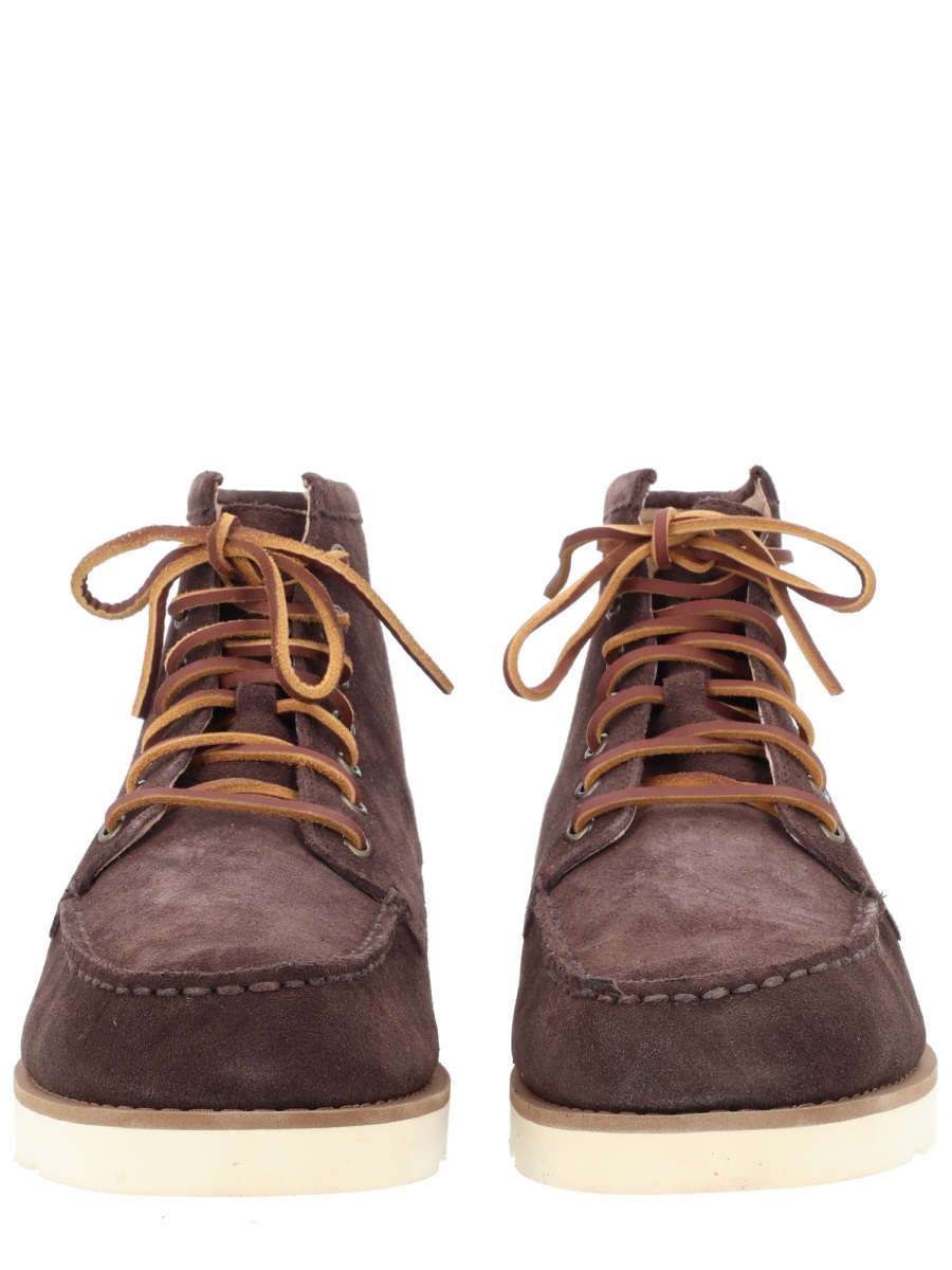 SEBAGO Brown Tala Suede Ankle Boots Zwart