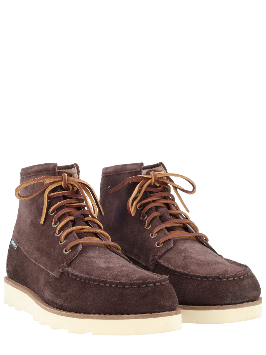 SEBAGO Brown Tala Suede Ankle Boots Zwart