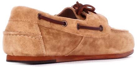 SEBAGO Flat Shoes Beige Camel Beige