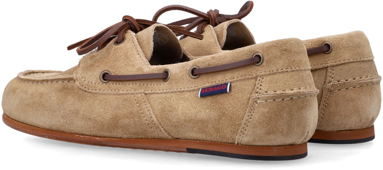 SEBAGO Owen Boat Shoes Beige Camel Beige