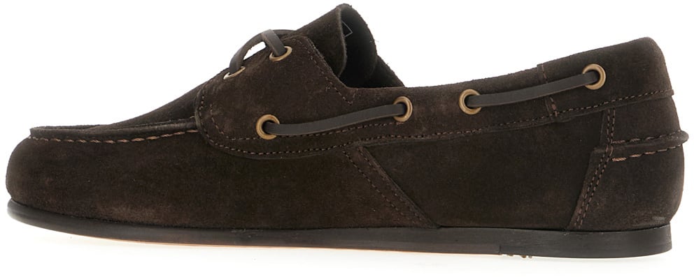 SEBAGO Sebago Dark brown suede loafers Bruin