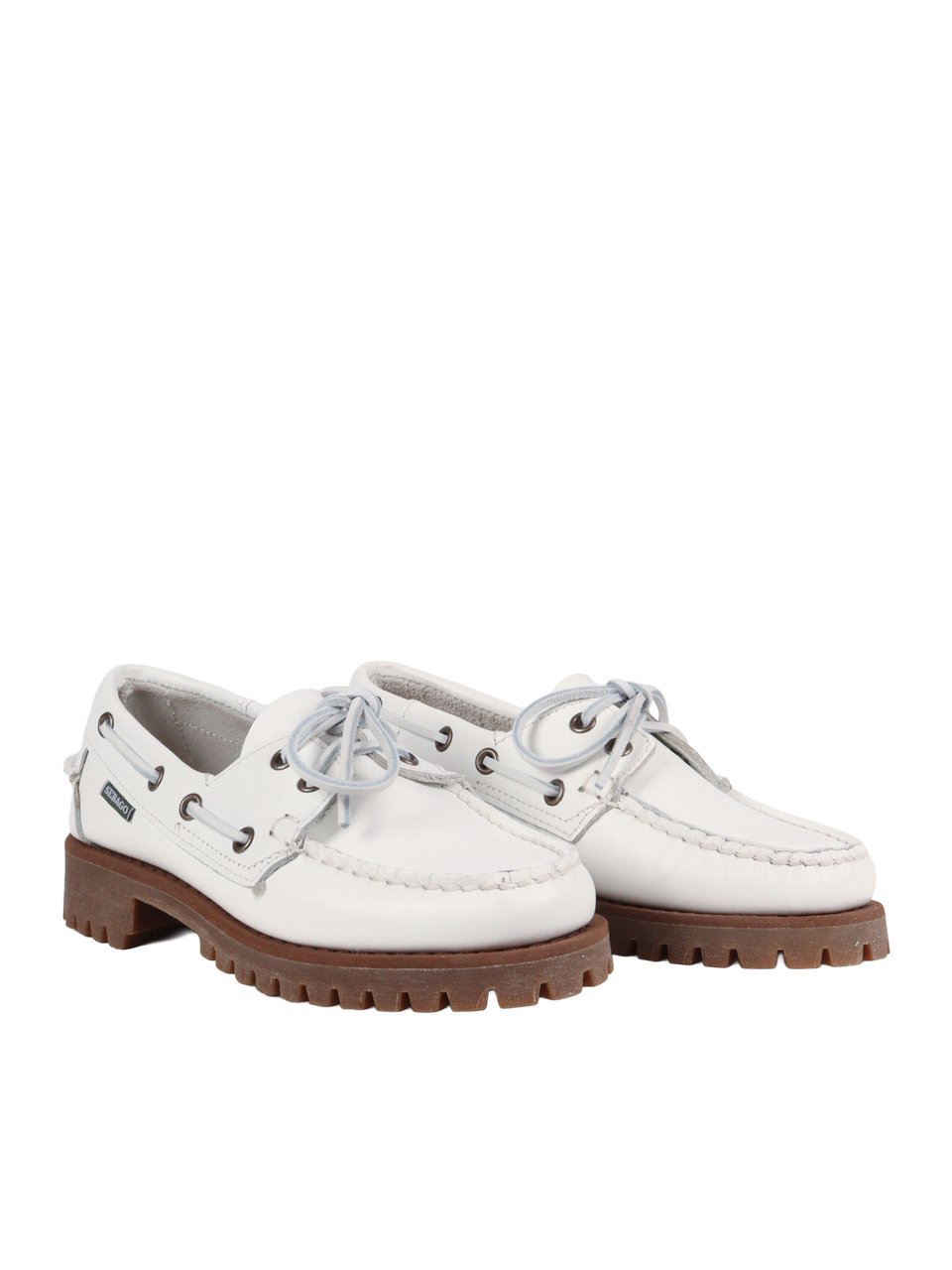 SEBAGO White Ranger Tale Leather Loafers Wit