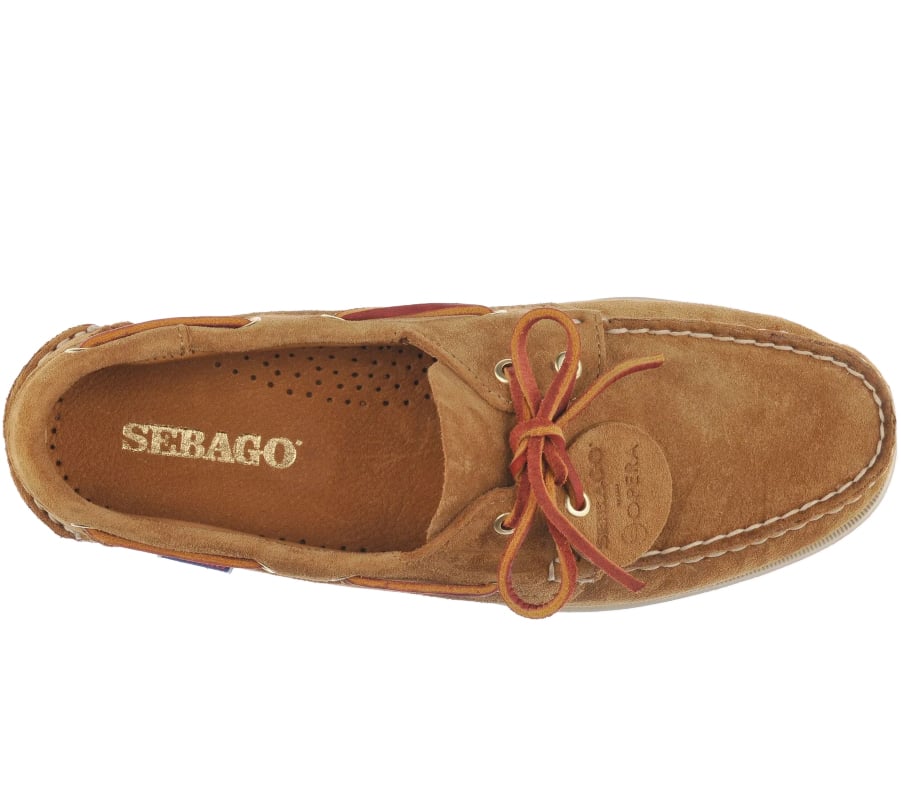 Sebago Flat Shoes Curry Geel