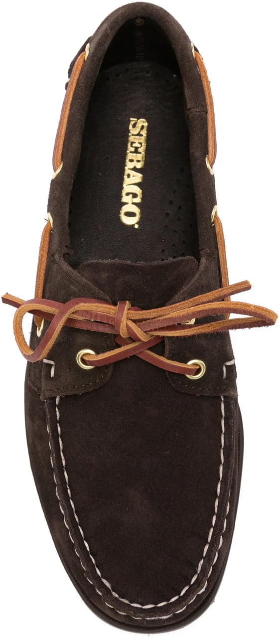 SEBAGO Flat Shoes Marrone Scuro Bruin