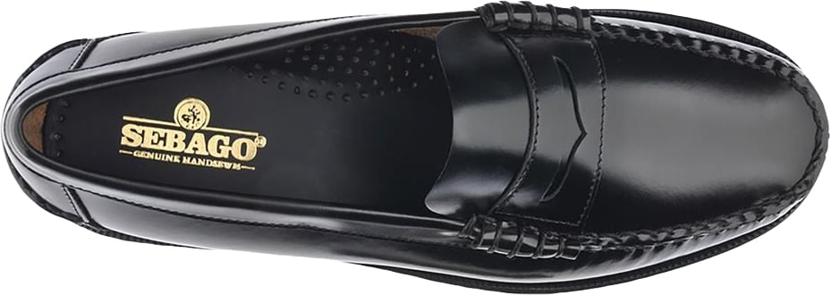 SEBAGO Mocassino Classic Dan Nero Wide (Pianta Larga) Zwart