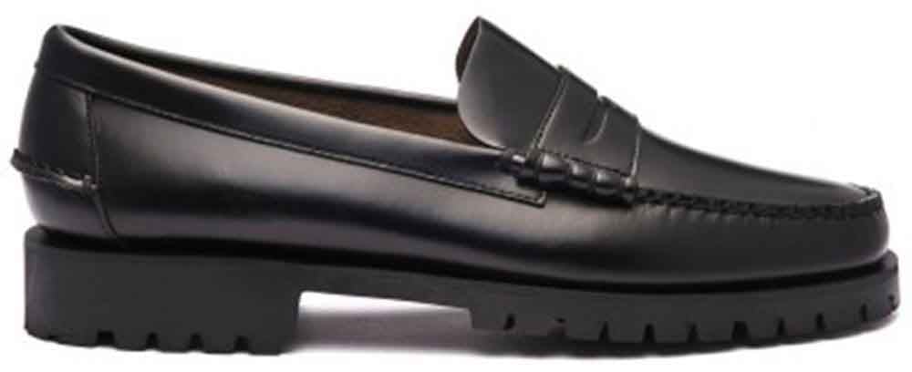 SEBAGO mocassins en cuir Zwart