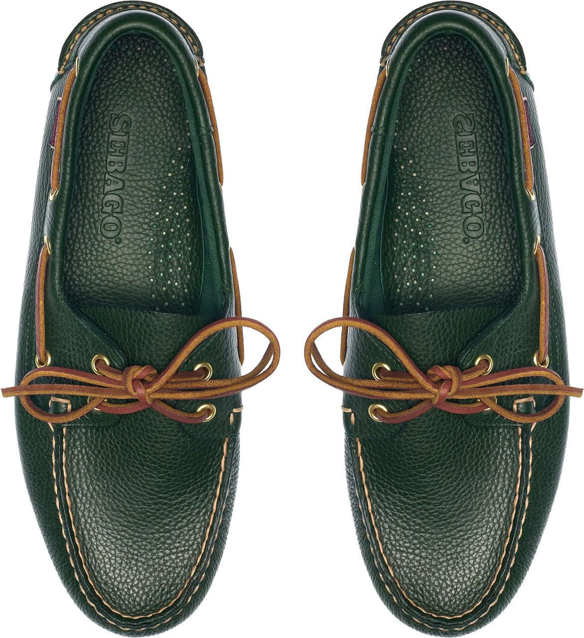SEBAGO Scarpa Da Barca Portland Martellato Green Hunter Divers