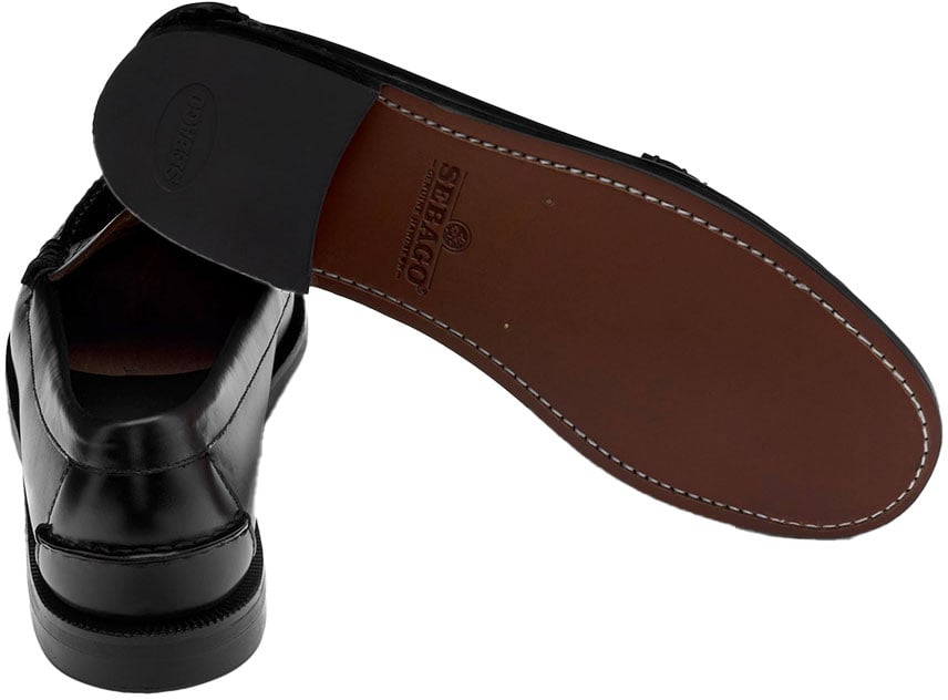 SEBAGO sebago classic dan cuir noir homme Zwart