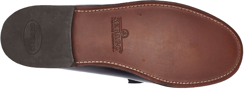 SEBAGO sebago classic will cuir marron burgundy 2 Bruin