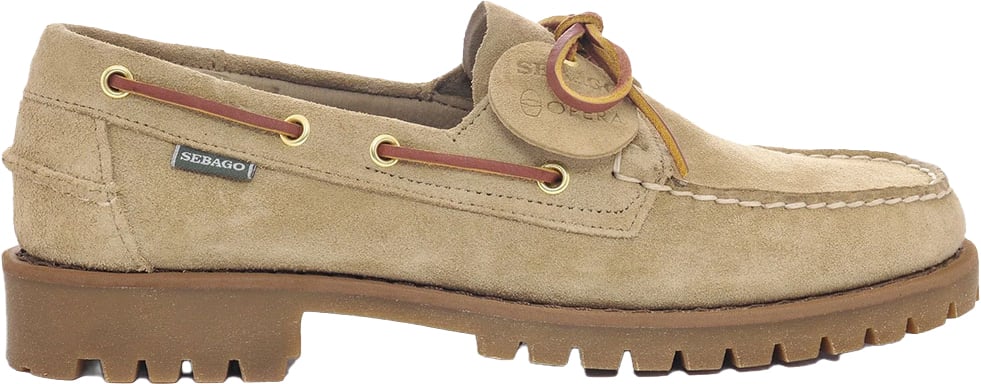 SEBAGO sebago docksides ranger artisan cuir marron Beige
