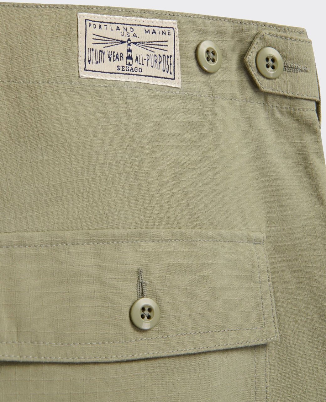 SEBAGO Shorts Milton Short Green Fatigue Divers