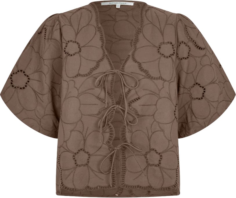 Second Female Second Female - Top - Avrille Blouse - 6129 Canteen Beige