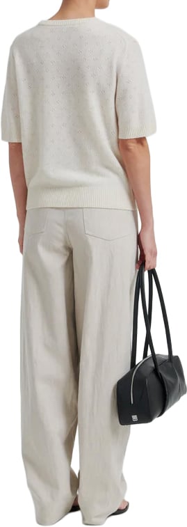 Second Female Second Female - Pant - Bacoli Barrel Trouser - 0512 Soft Beige Beige