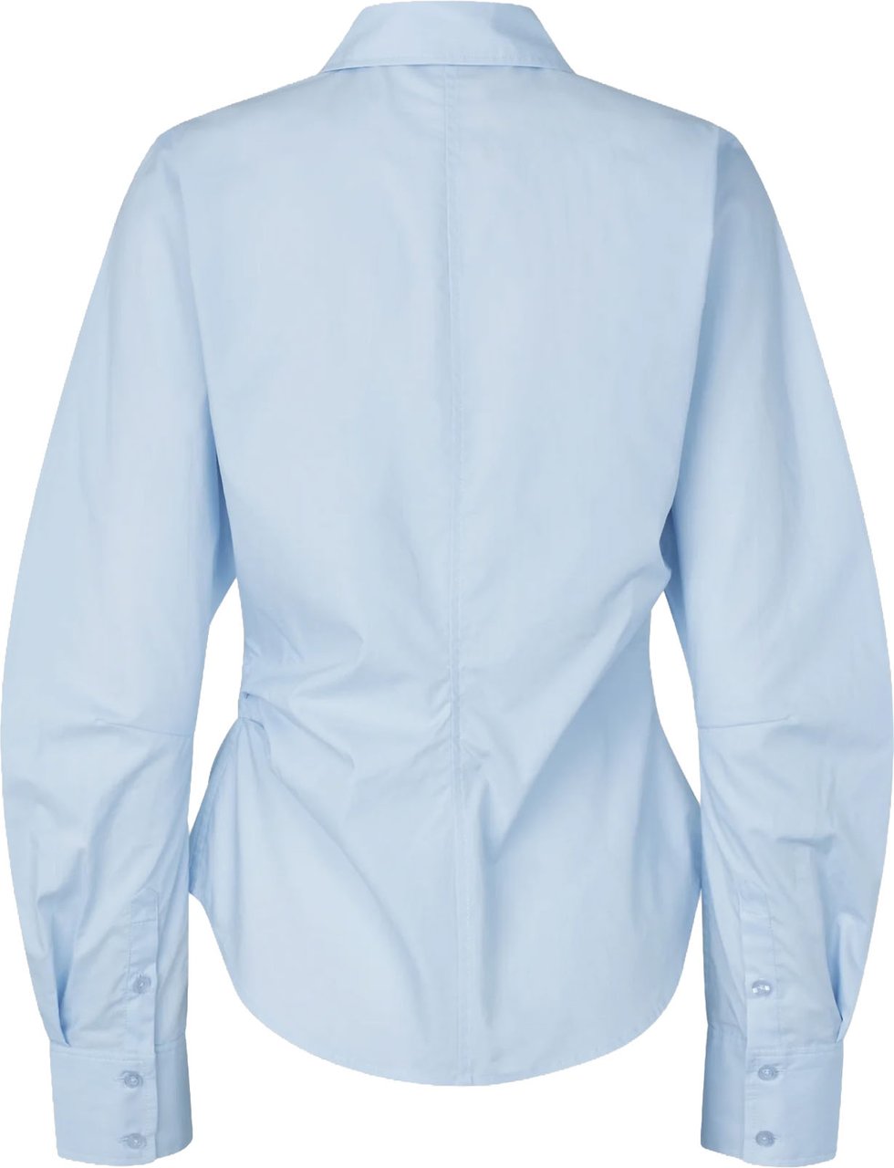 Second Female Second Female - Blouse LM - Hill Shirt - 5125 Halogen Blue Blauw