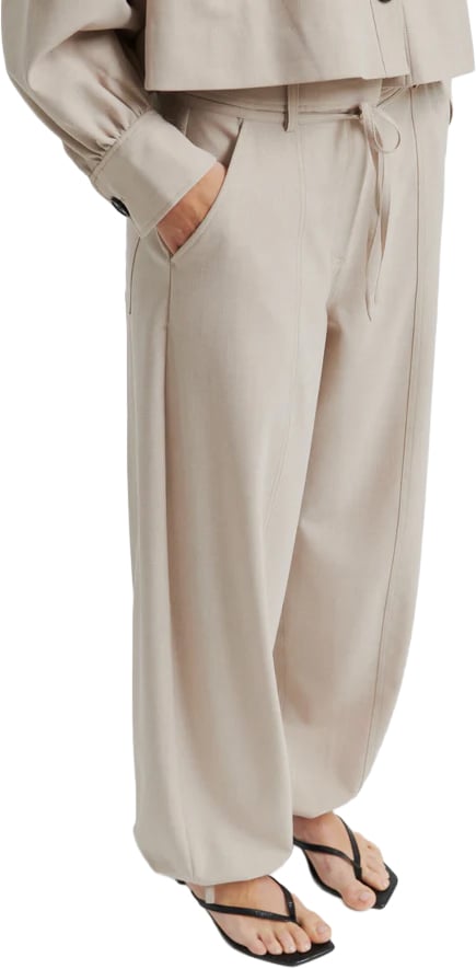 Second Female Second Female - Pant - Zoie Cargo Trousers - 0511 Light Beige Beige