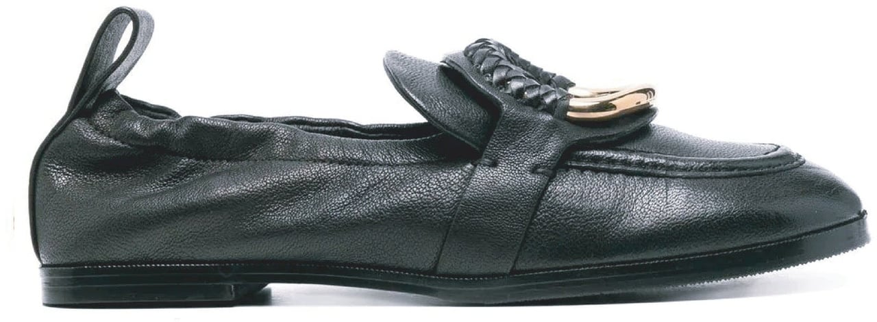 See by Chloe See By Chloe Hana Leather Loafers Zwart