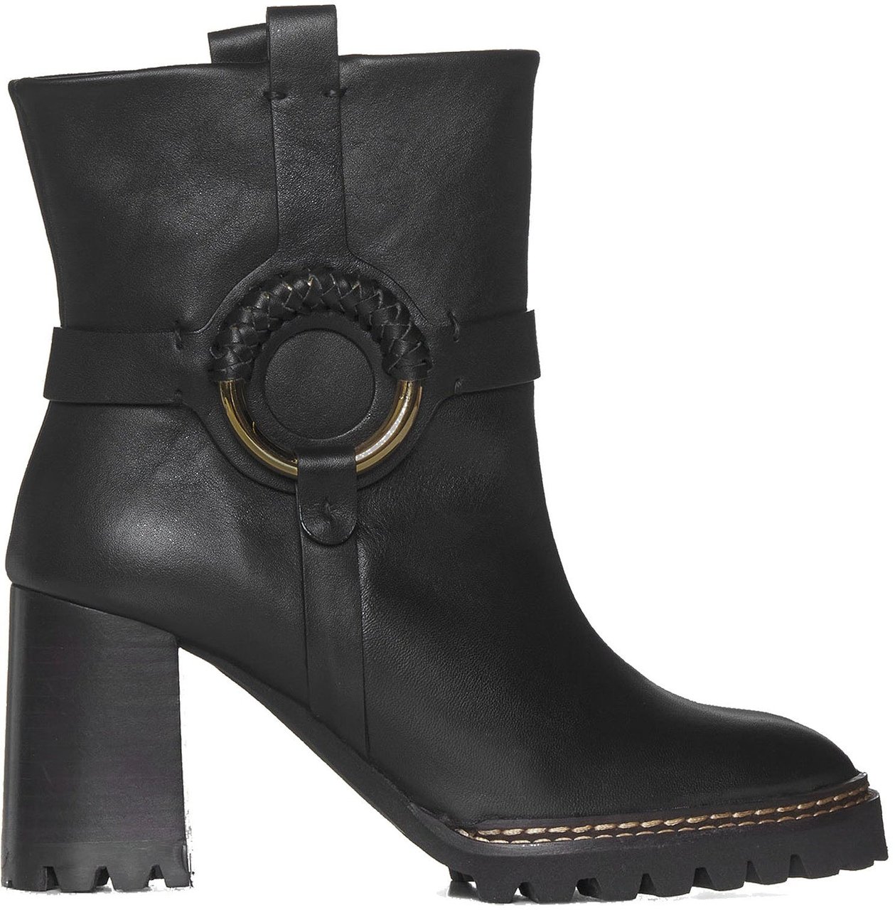 See by Chloe See By Chloe Hana Leather Boots Zwart