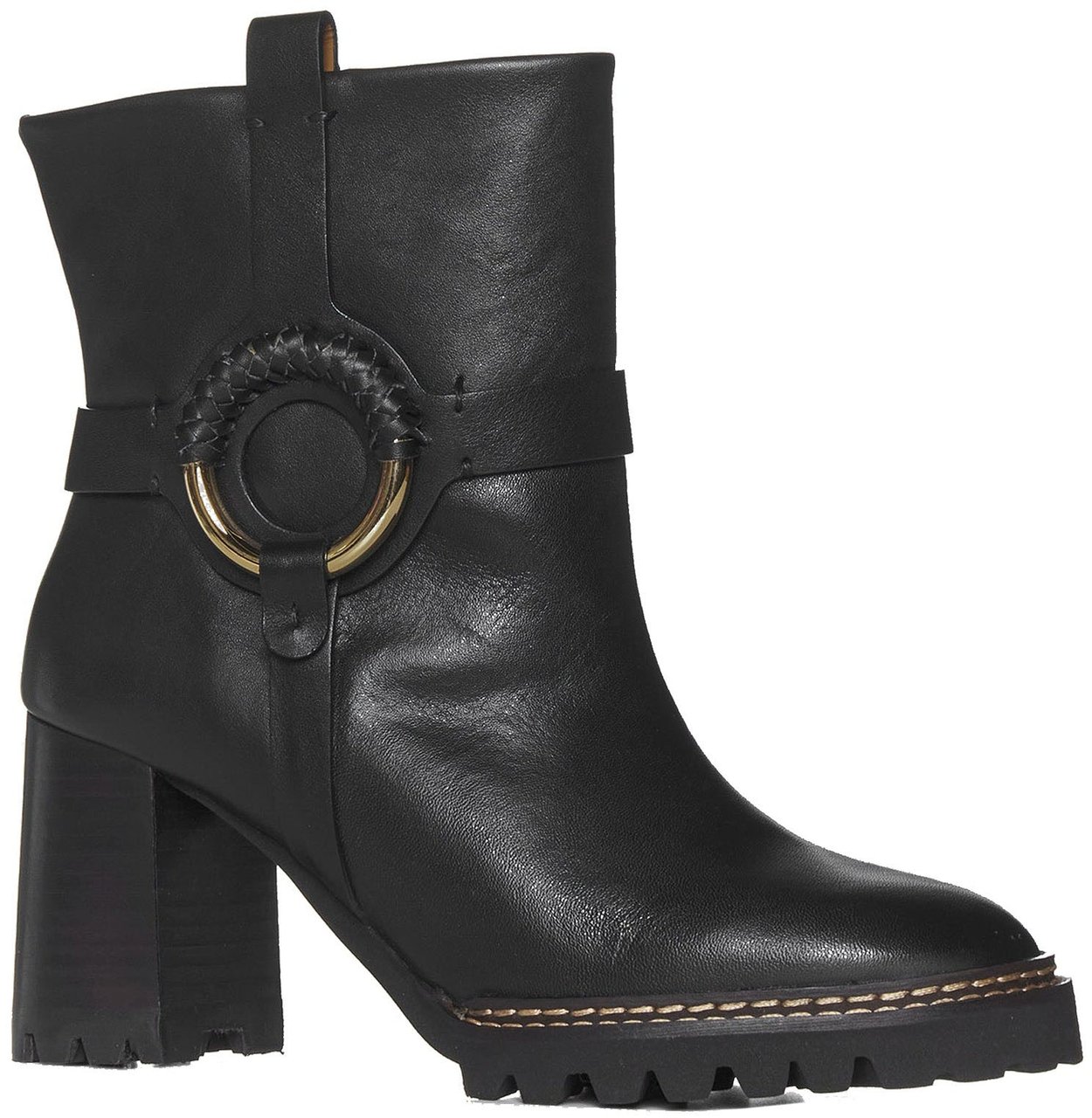 See by Chloe See By Chloe Hana Leather Boots Zwart