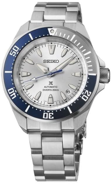 Seiko Horloge HBB001K1 Prospex Staal Automaat met Grijze Wijzerplaat 41.7mm Anniversary Limited Edition Zilver
