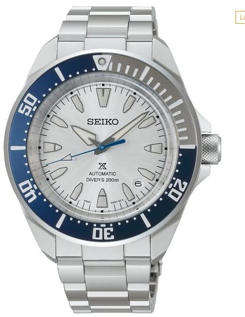 Seiko Horloge HBB001K1 Prospex Staal Automaat met Grijze Wijzerplaat 41.7mm Anniversary Limited Edition Zilver