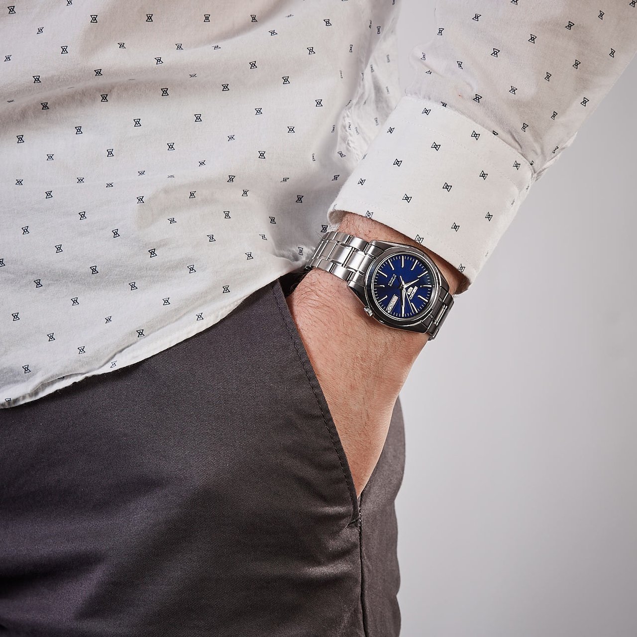Seiko - Horloge - Marineblauw Divers