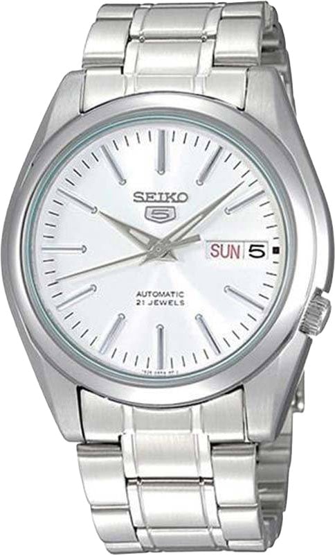 Seiko SNKL41K1 Horloge 5 sports  Automaat Zilver