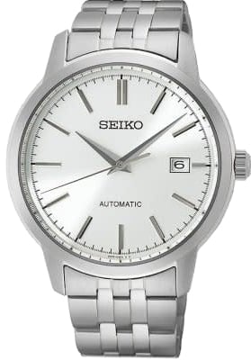 Seiko Horloge SRPH85K1 Staal Automaat 100m Waterdicht 40mm Zilver